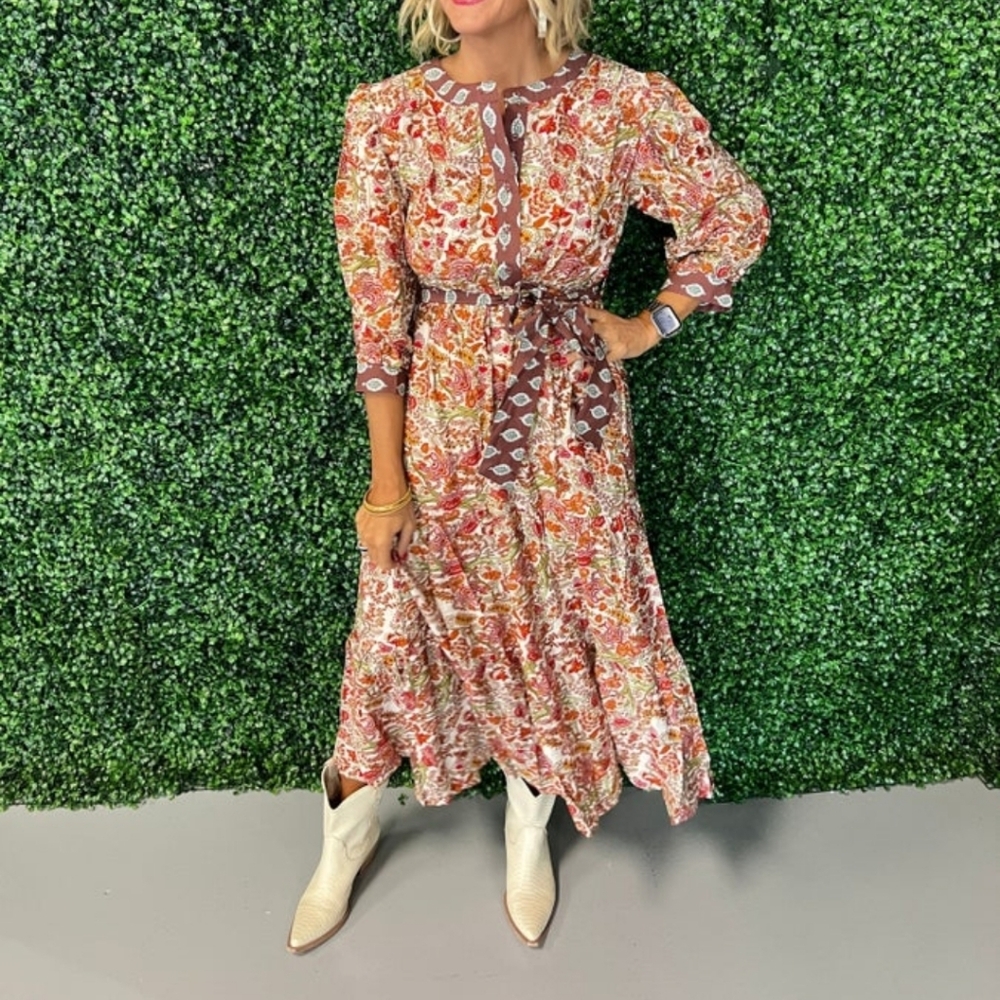 Floral Midi Dress-NWT